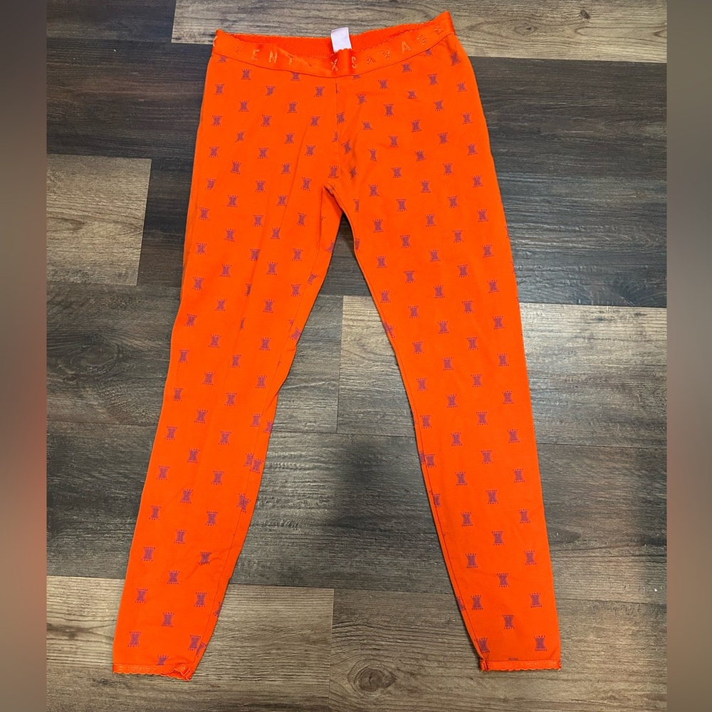 Orange savage x fenty leggings